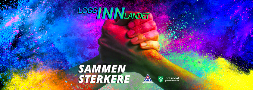 Fargerikt bilde med to hender som holder hverandre - Klikk for stort bilde